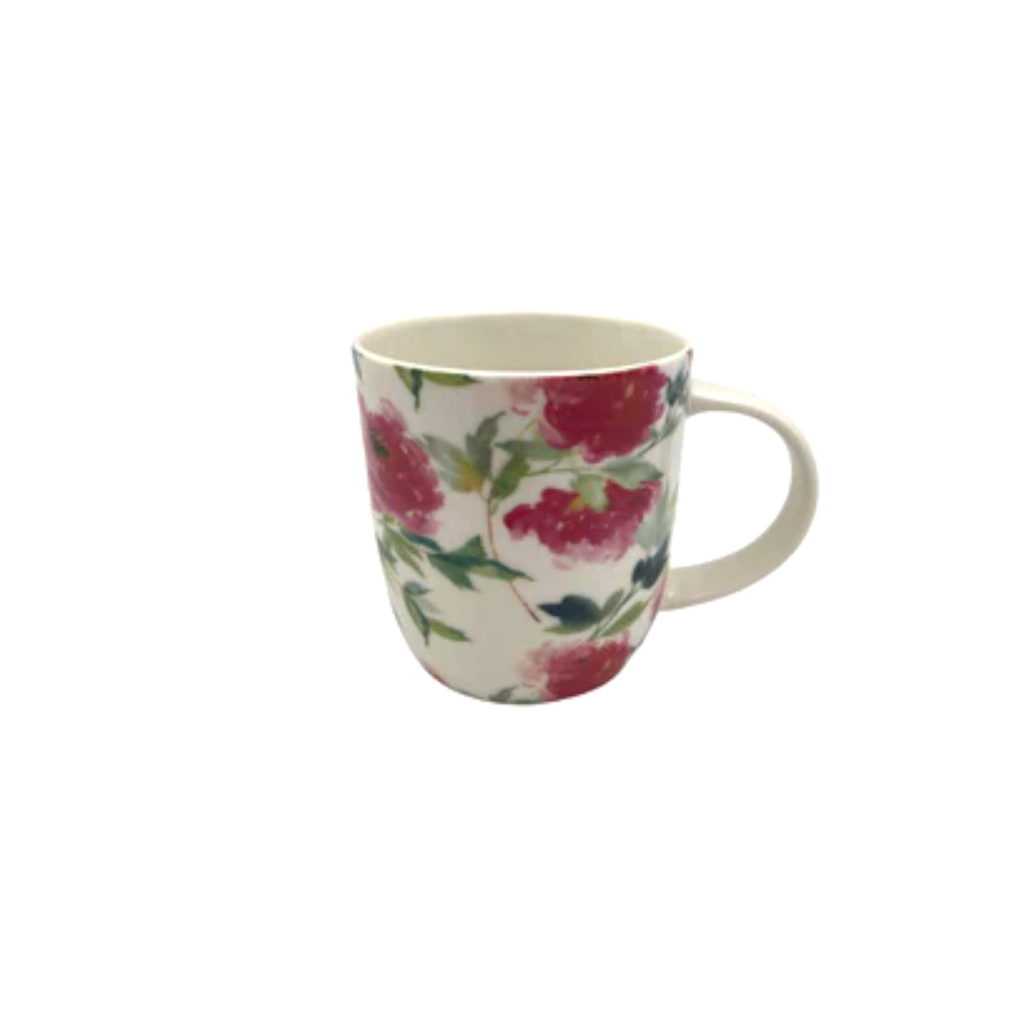 Wide Flowered Porcelain Mug - Lunaz Shop