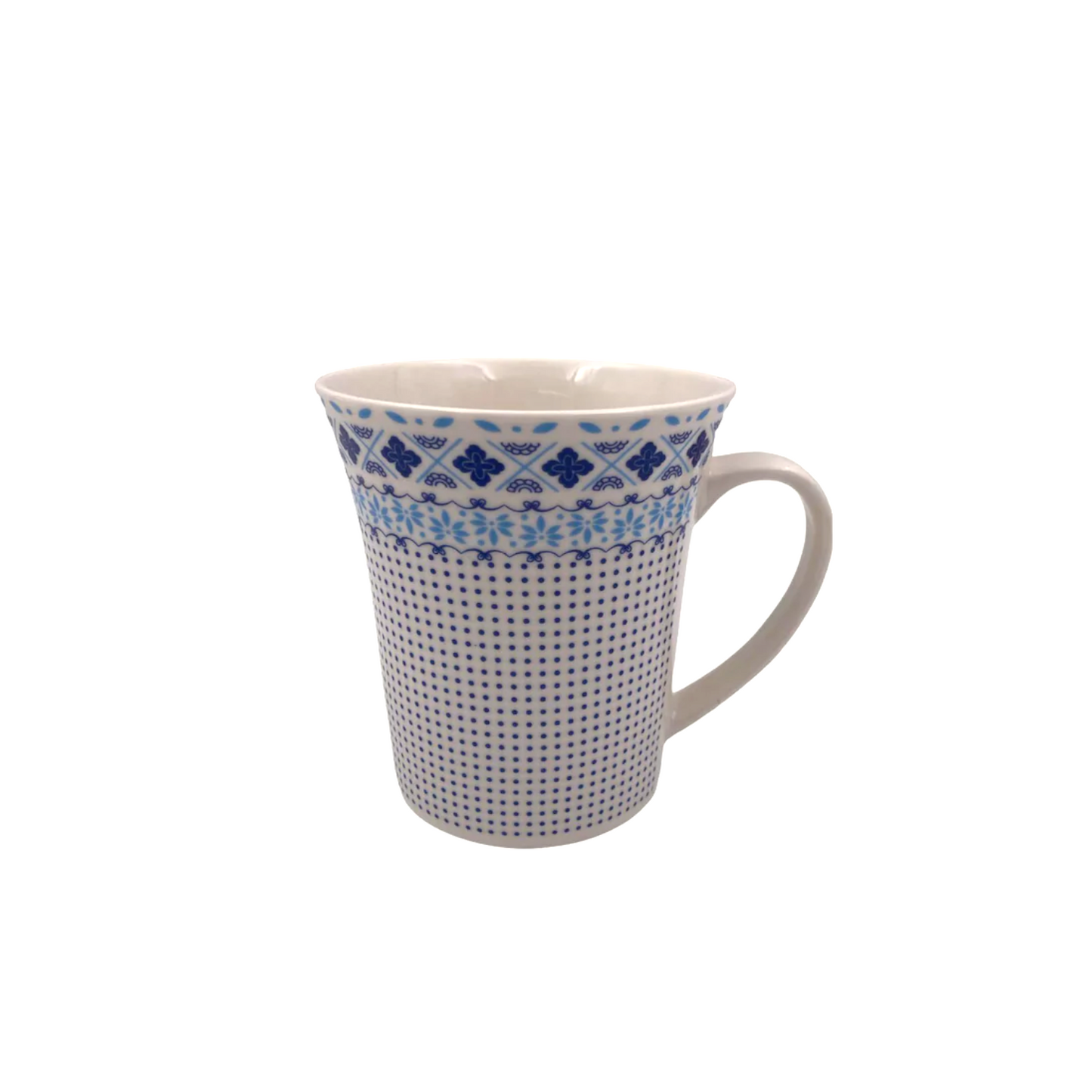 Blue & White Porcelain Mug - Lunaz Shop