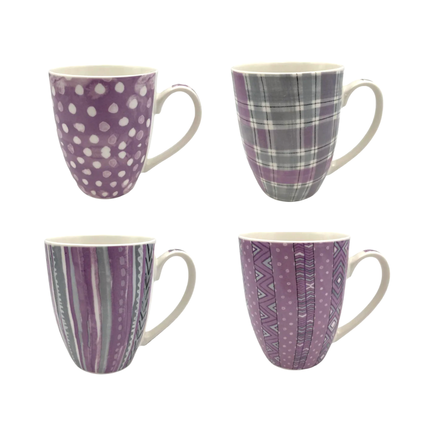 Purple Fiesta Porcelain Mug - Lunaz Shop
