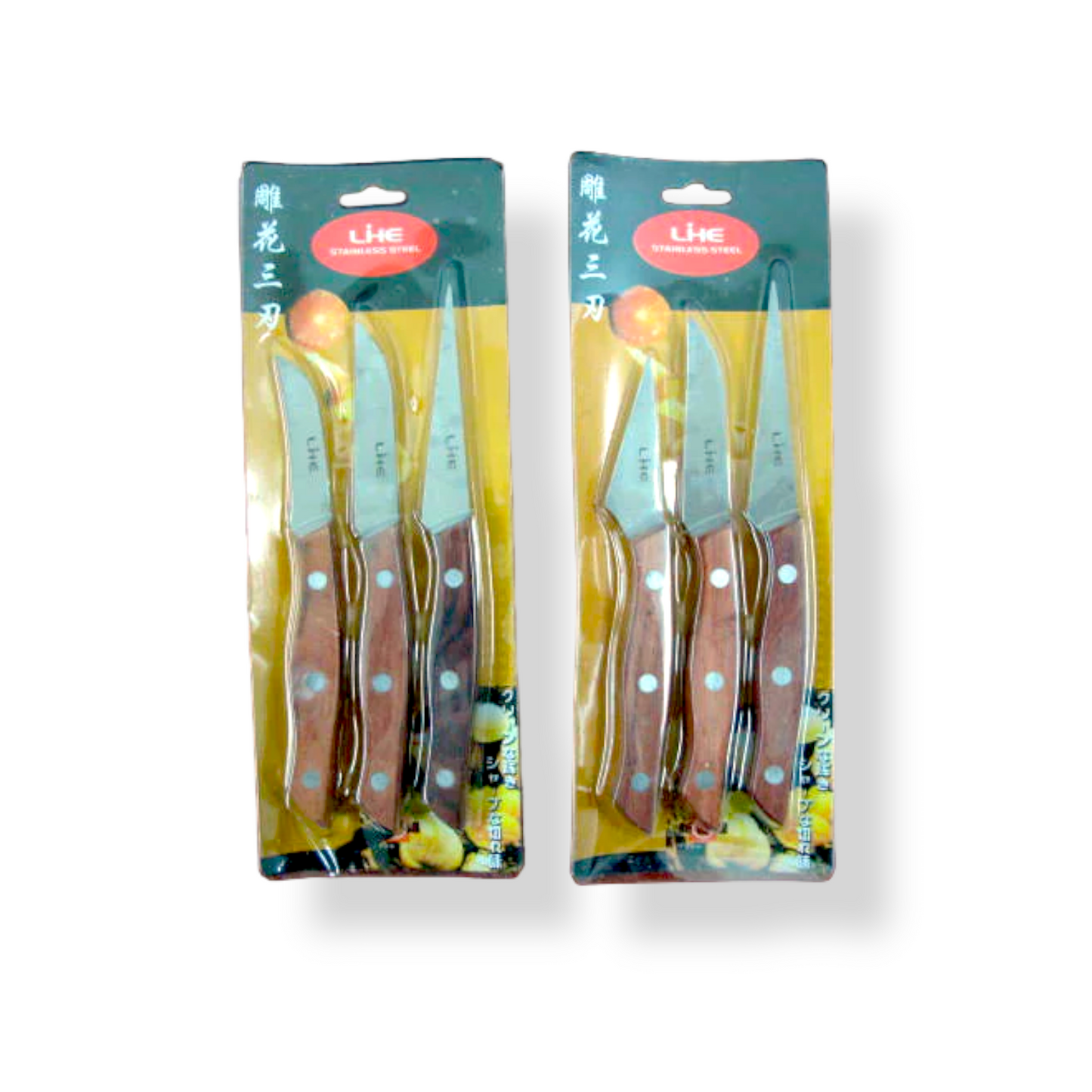 Fruit Carving Knives Set X3 - Lunaz Shop