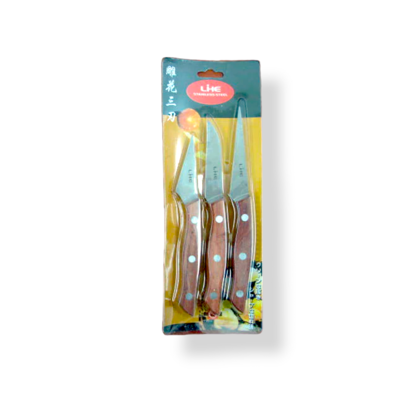 Fruit Carving Knives Set X3 - Lunaz Shop