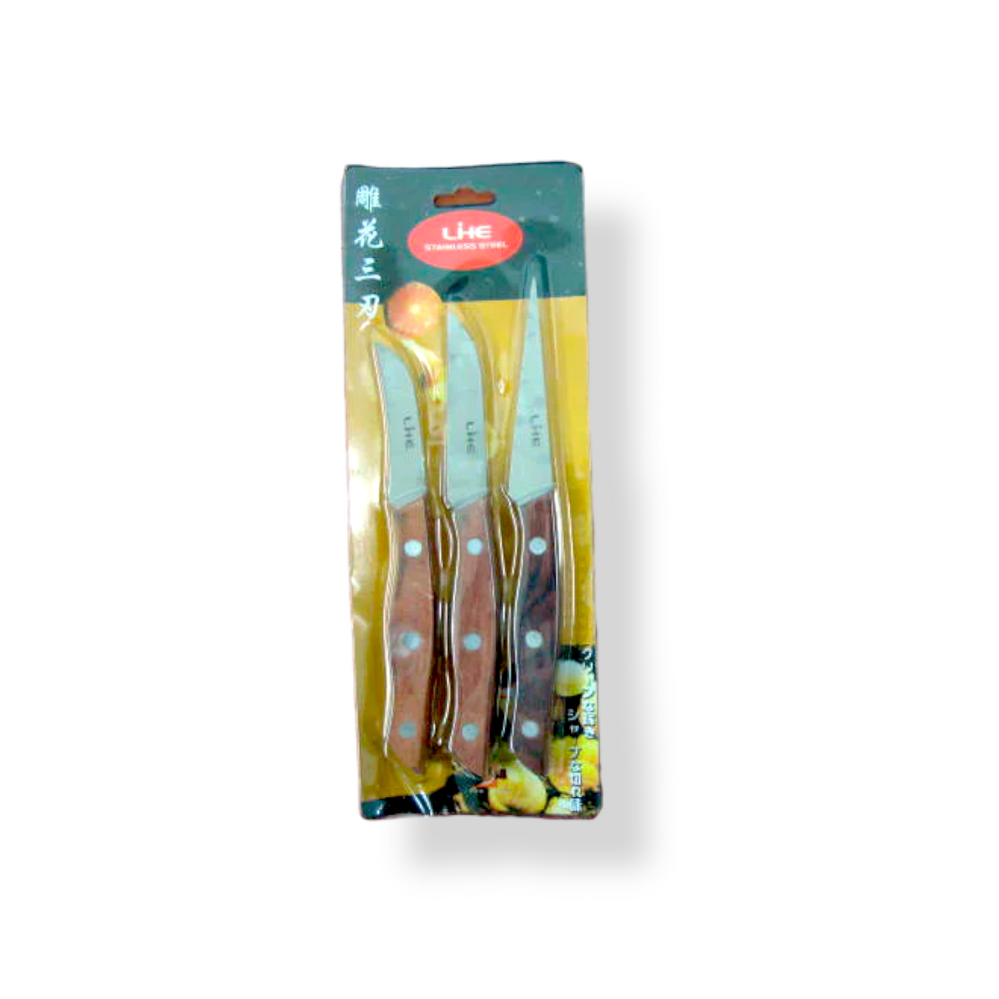 Fruit Carving Knives Set X3 - Lunaz Shop