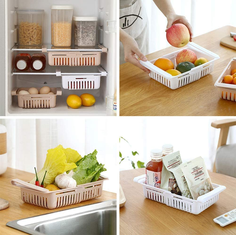 Extendible Organizer Basket Fits Under Shelf - Lunaz Shop