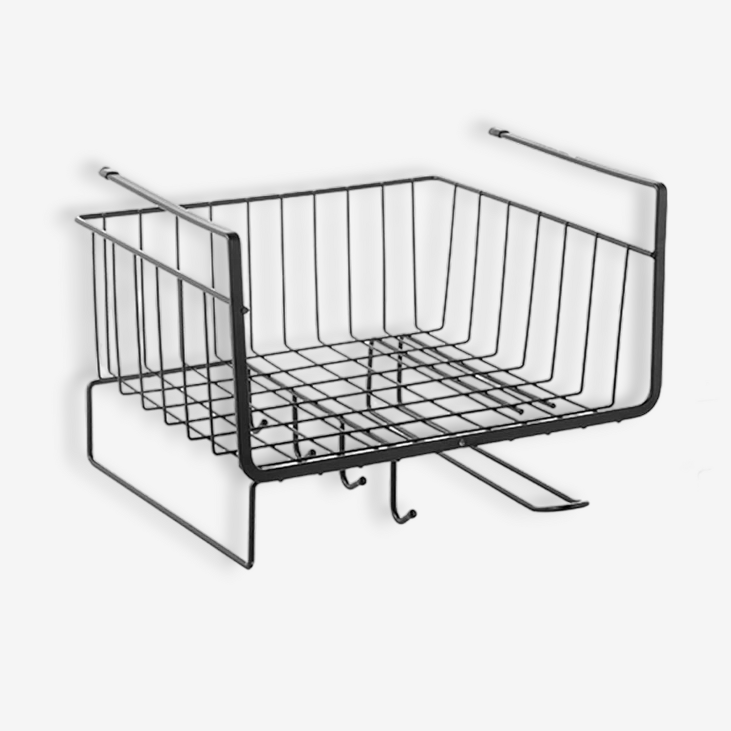 Under Shelf Wire Basket with Hangers - Lunaz Shop