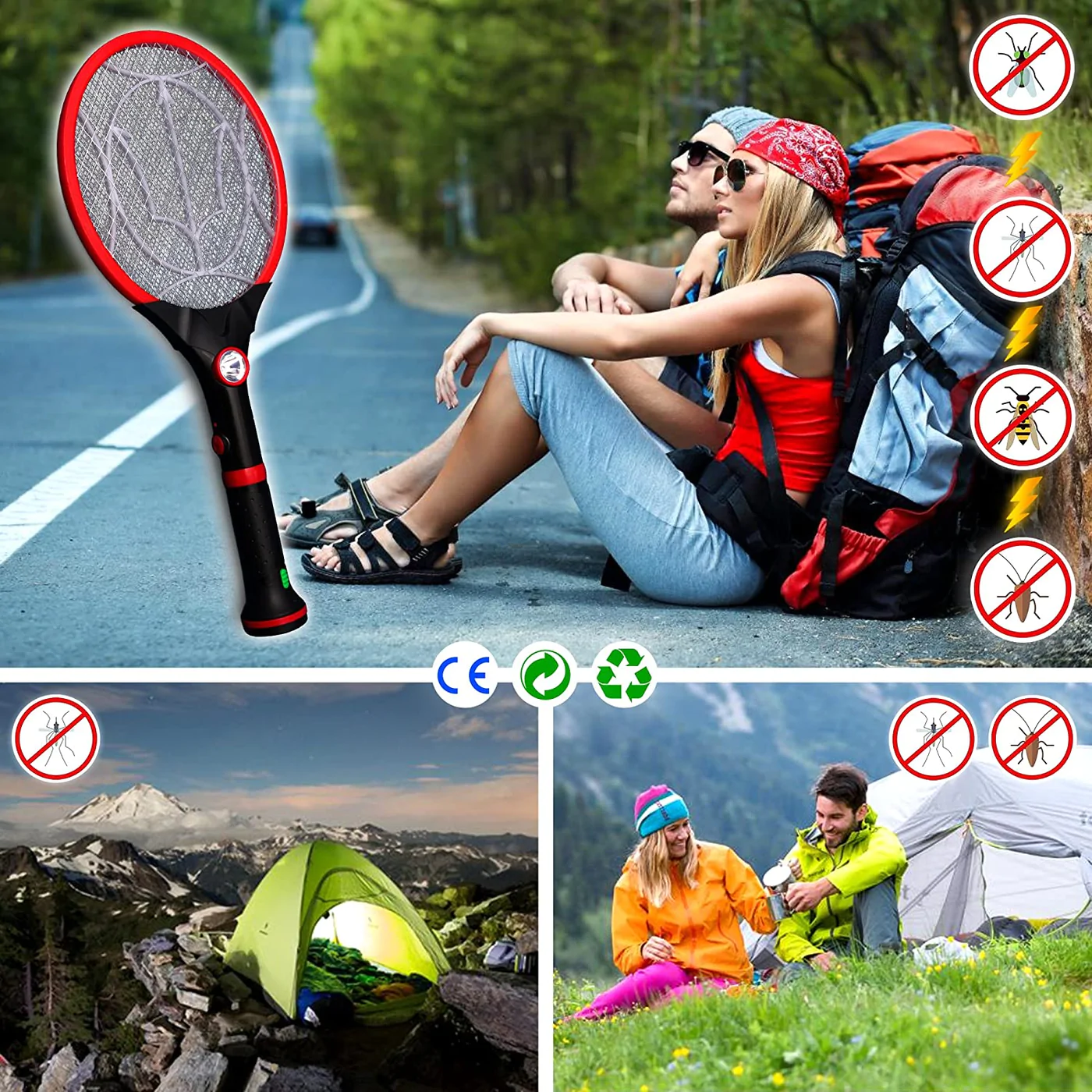 2 in 1 Electric Bug Zapper and Flashlight - Lunaz Shop