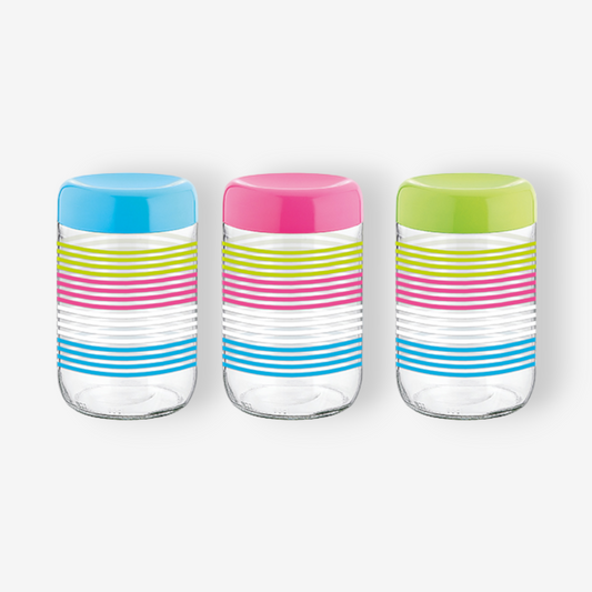 Linea Decorated Jar, 660 ml - Lunaz Shop