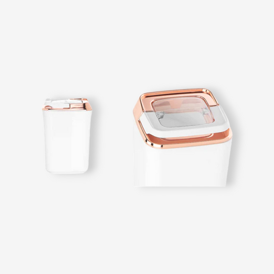 White Flip Tight Square Storage Container 0.7Lt - Lunaz Shop