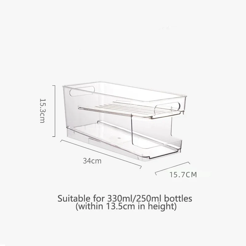 2 Tiers Soda Cans Storage Box - Lunaz Shop