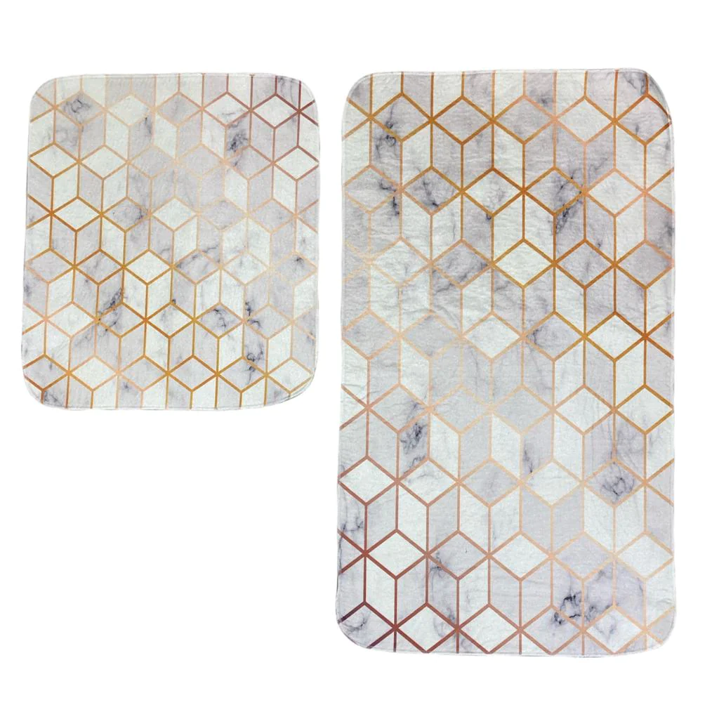 Set of 2 Thin Anti Skid Water Absorbent Mats - Lunaz Shop