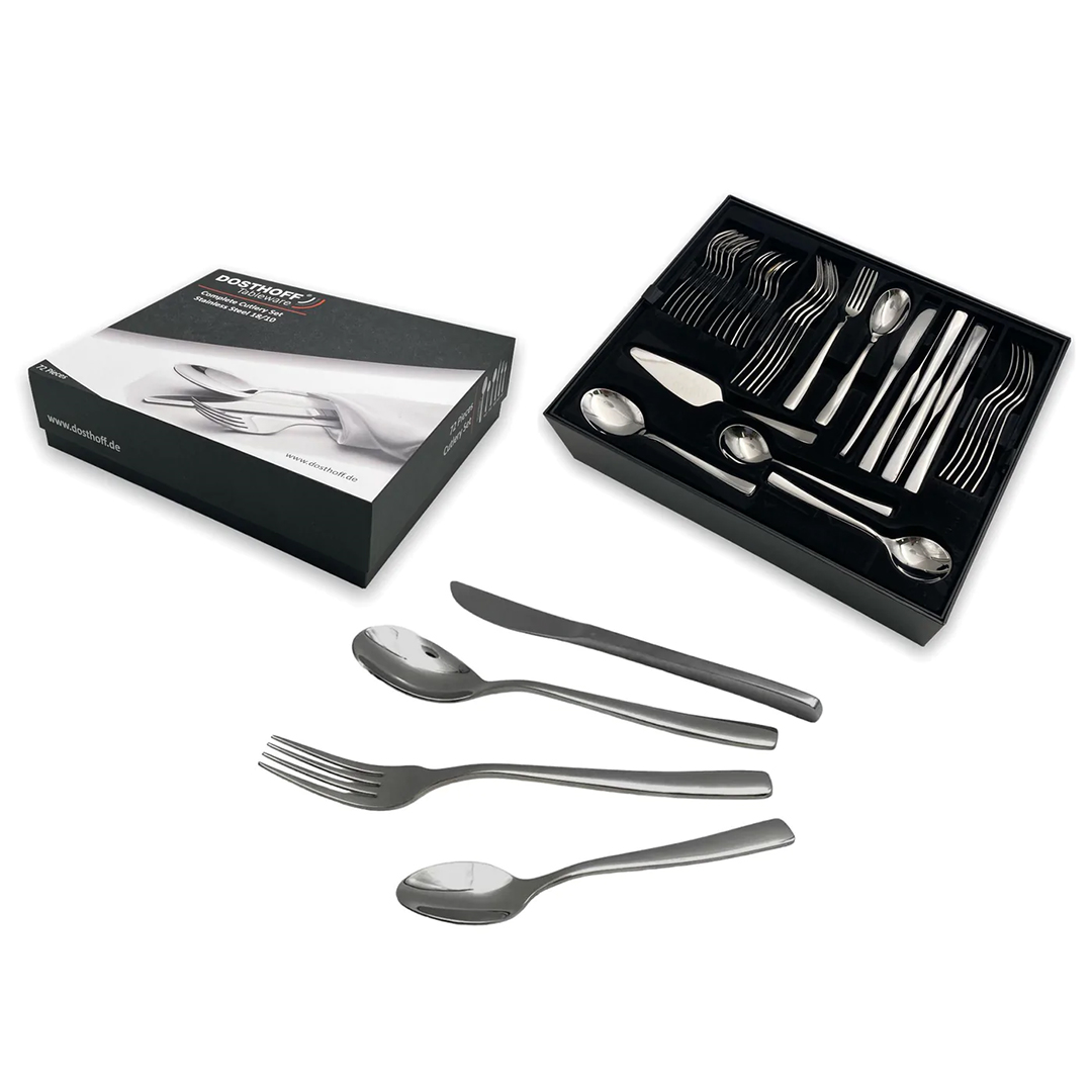 Dosthoff 72 pieces "Vogue" Cutlery Set SS 18-10 - Lunaz Shop