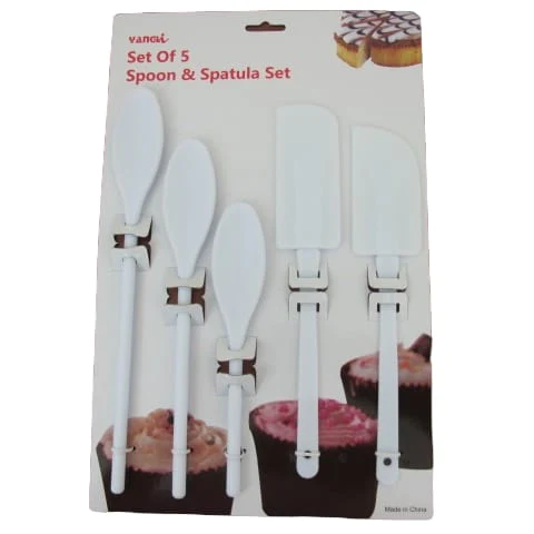 5 pieces Spoon and Spatula Set - Lunaz Shop