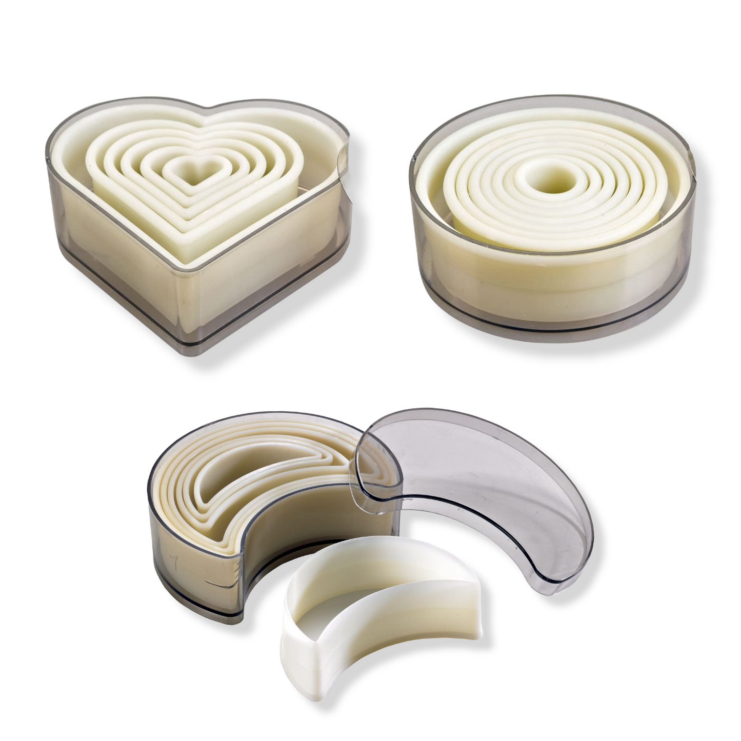 Plastic Cookie Cutters Biscuit Fluted Edge - Lunaz Shop