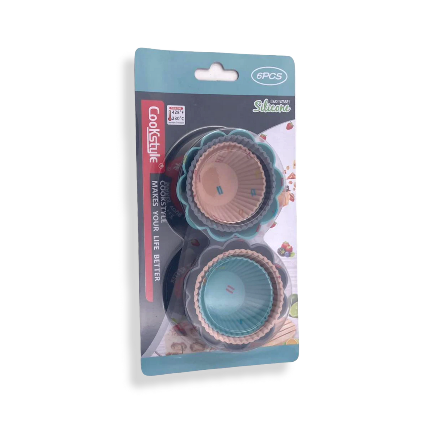 Silicone 6 pcs Multi Sizes Muffin Molds - Lunaz Shop