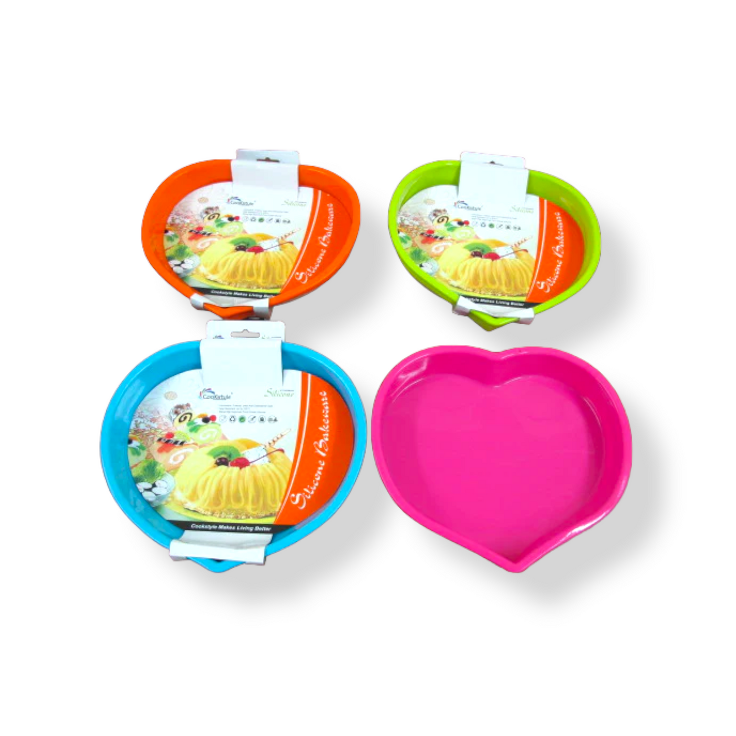 Heart Silicone Cake Mold - Lunaz Shop