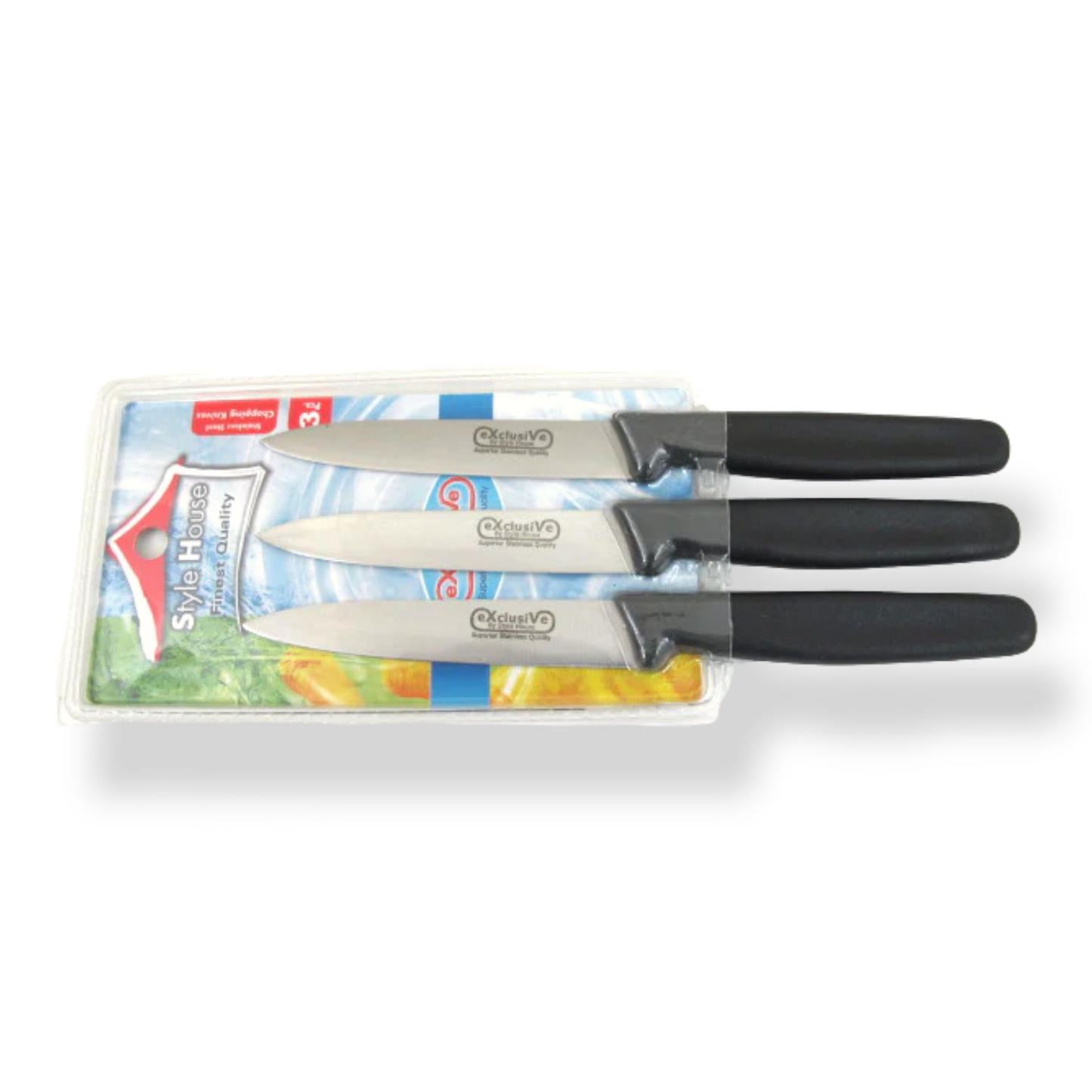 Plain Chopping Knife X3 - Lunaz Shop