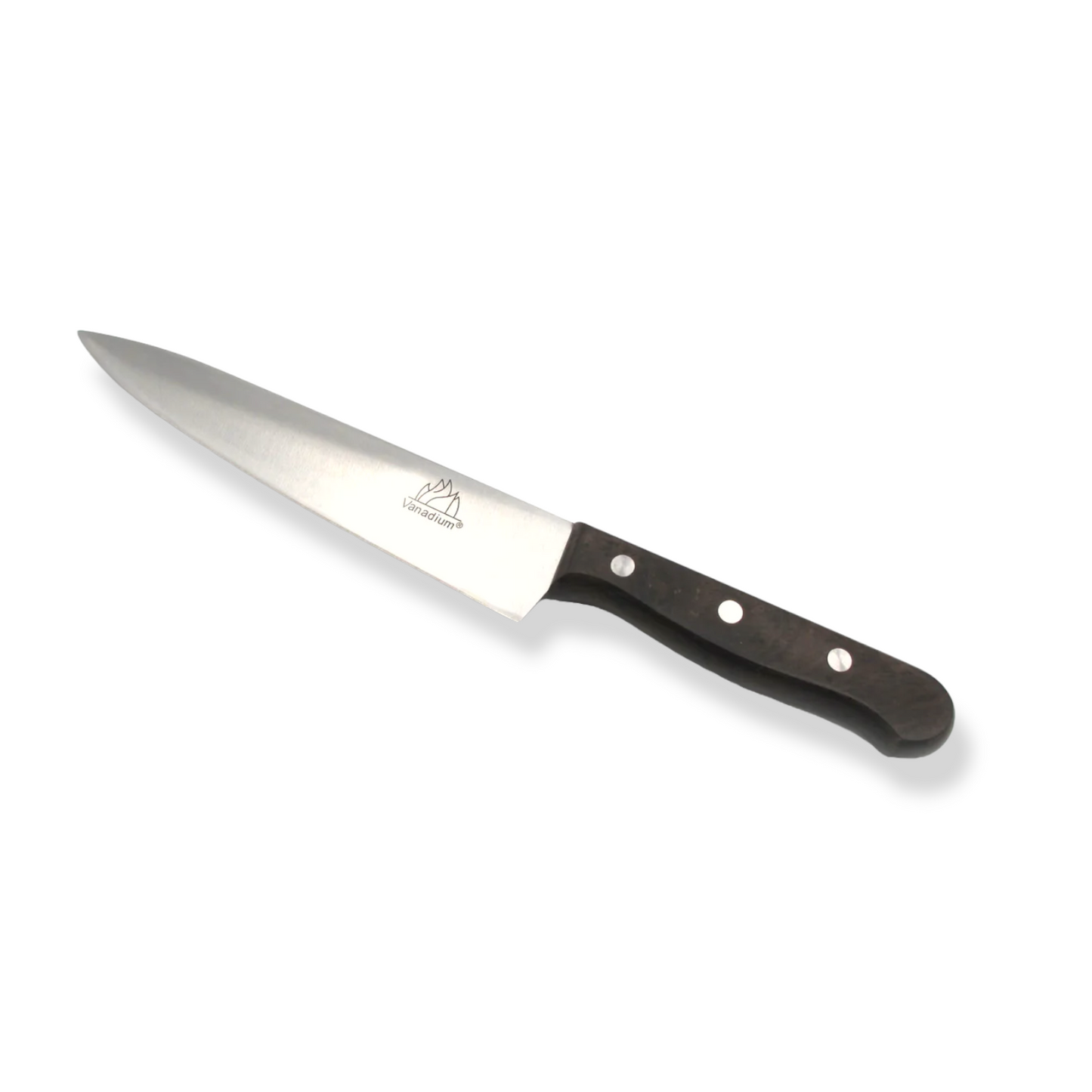 Chef Knife with Wooden Handle; 20cm - Lunaz Shop