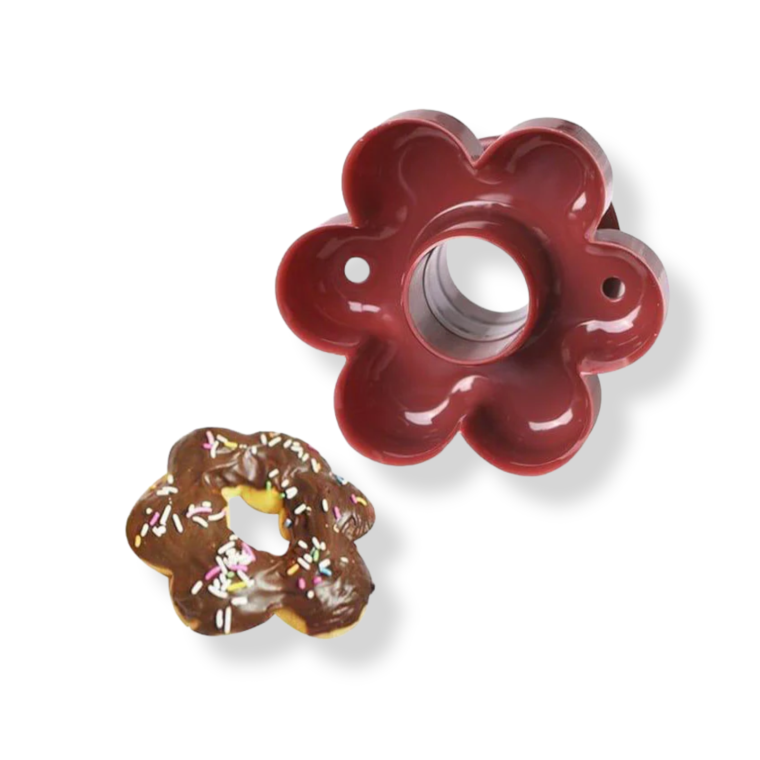 Flower Plastic Donut Cutter - Lunaz Shop