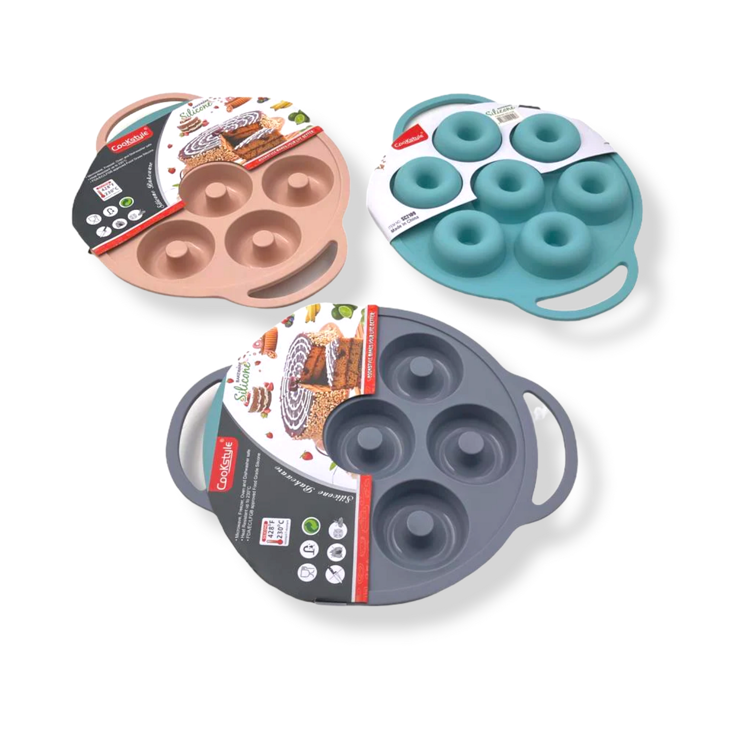 7 Cups Silicone Donuts Mold - Lunaz Shop