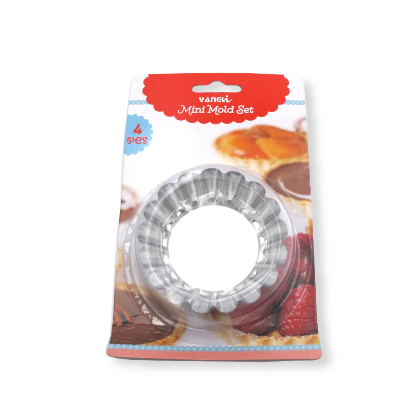 Small and Deep Tart Molds x4 - Lunaz Shop