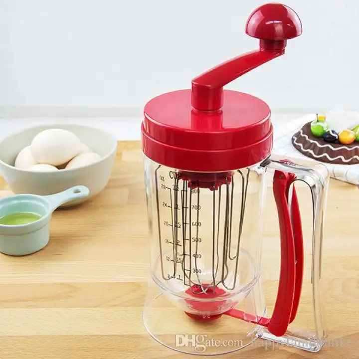 Batter Dispenser with Mixer and Measuring Labels - Lunaz Shop