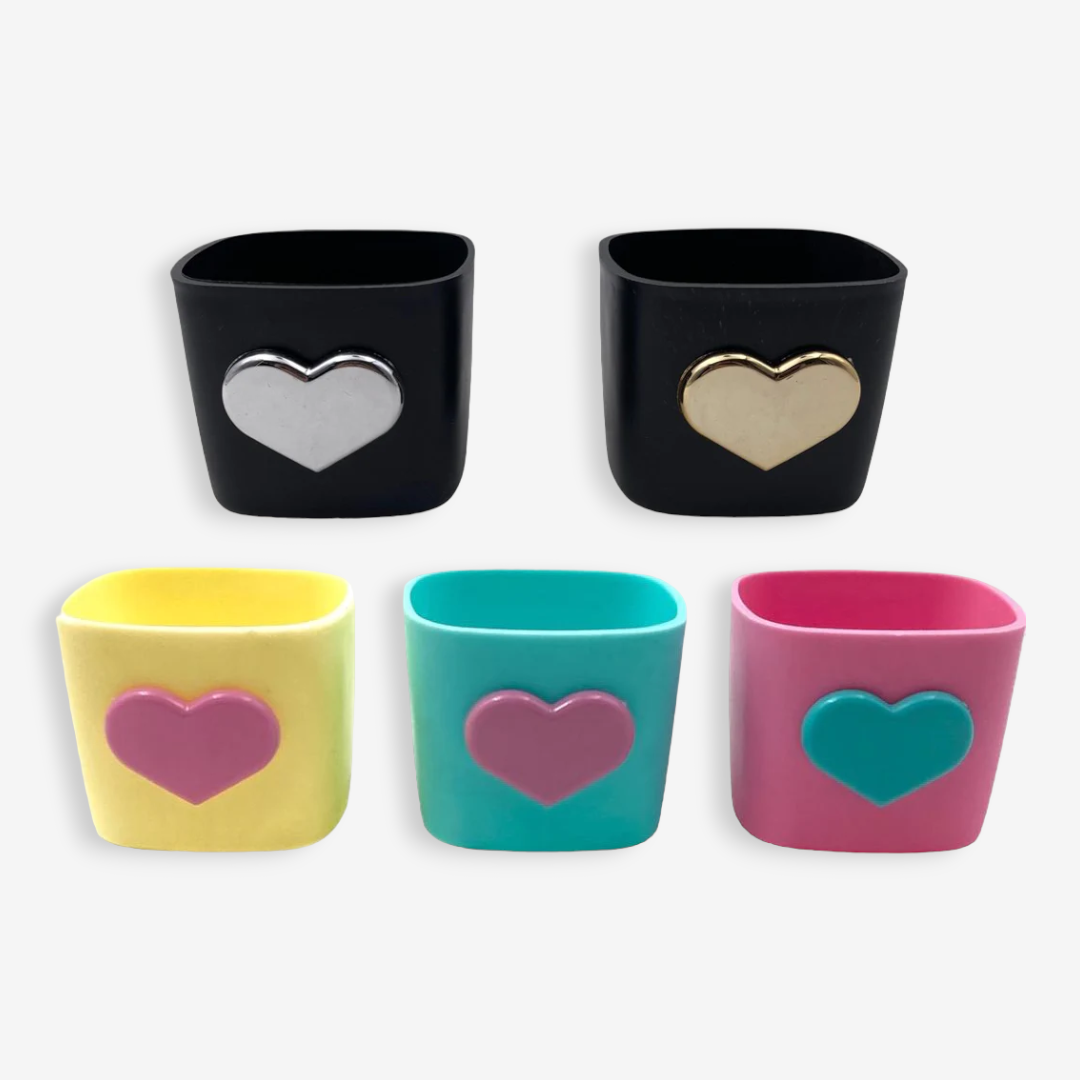 Heart Small Storage Squared Cup - Lunaz Shop