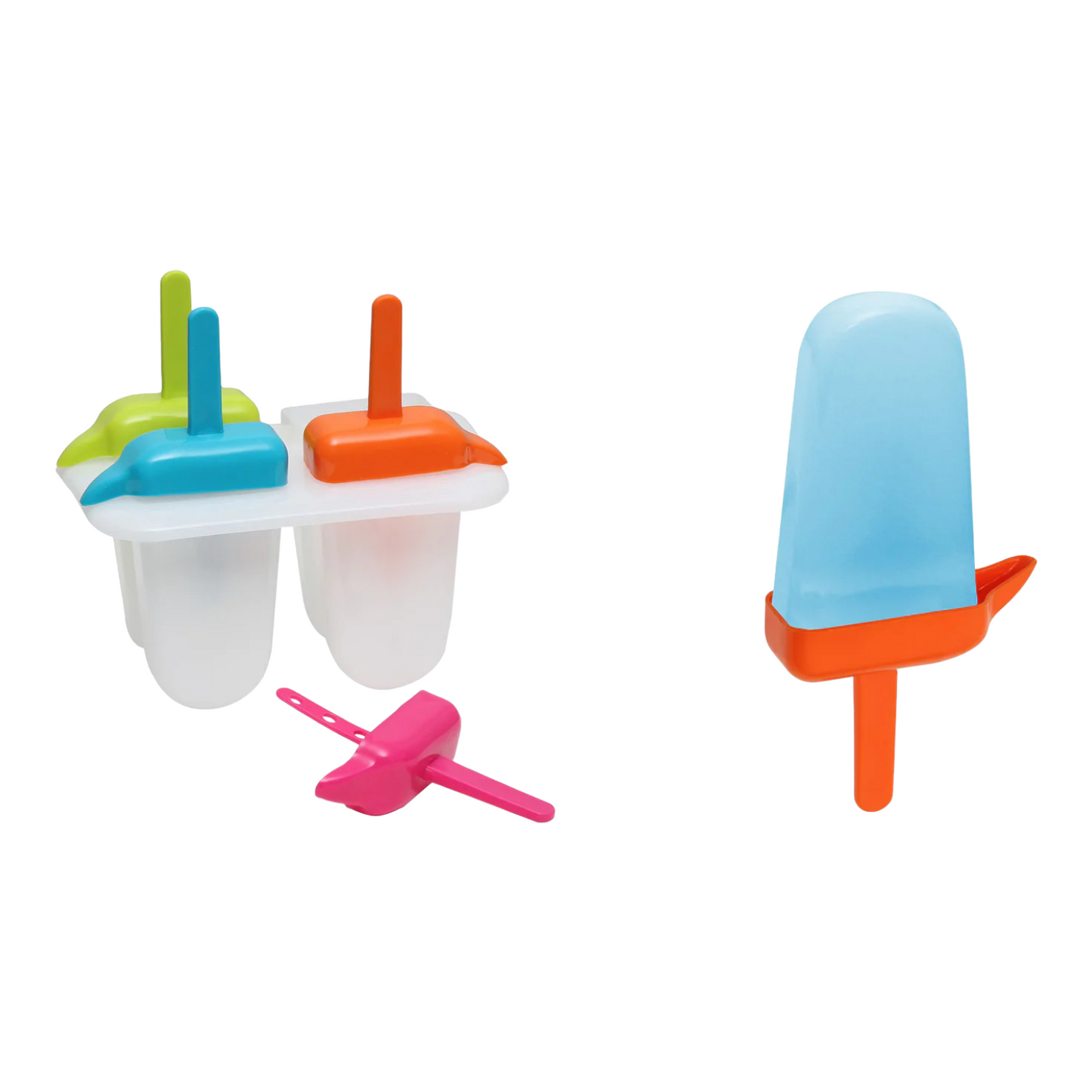 4 Popsicles Ice cream Mold - Lunaz Shop