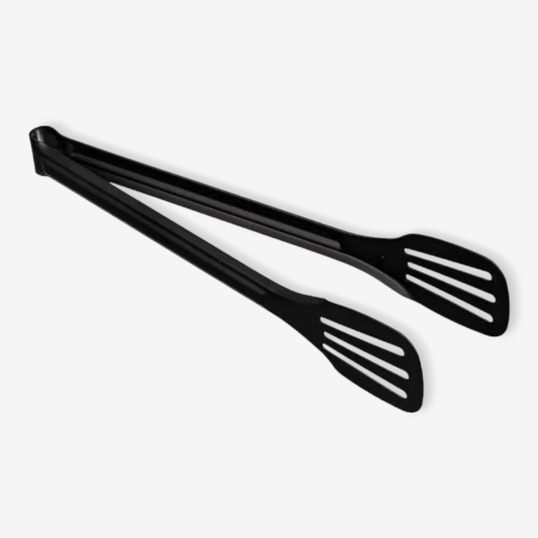 Black SS Food Tong 25 cm - Lunaz Shop