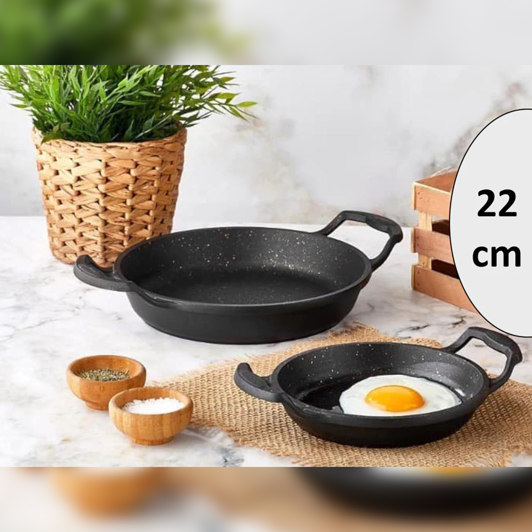 DOSTHOFF CAST ALUMINIUM GRANITE COATED EGG PAN 22 CM - Lunaz Shop