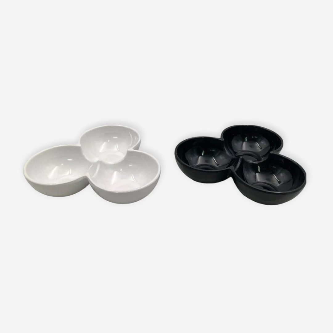 Melamine Three-Grid small Bowl 17.5 cm - Lunaz Shop