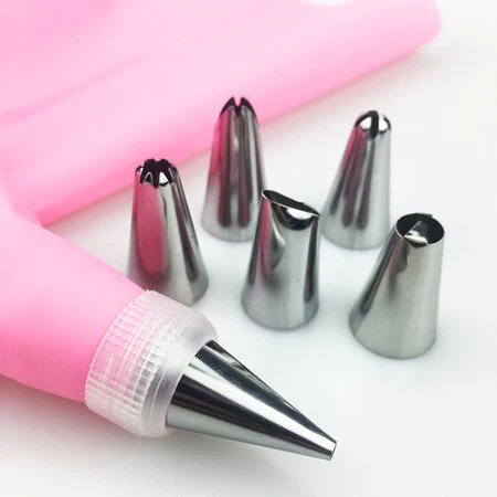 6 Stainless Icing Bag Decoration Tips - Lunaz Shop