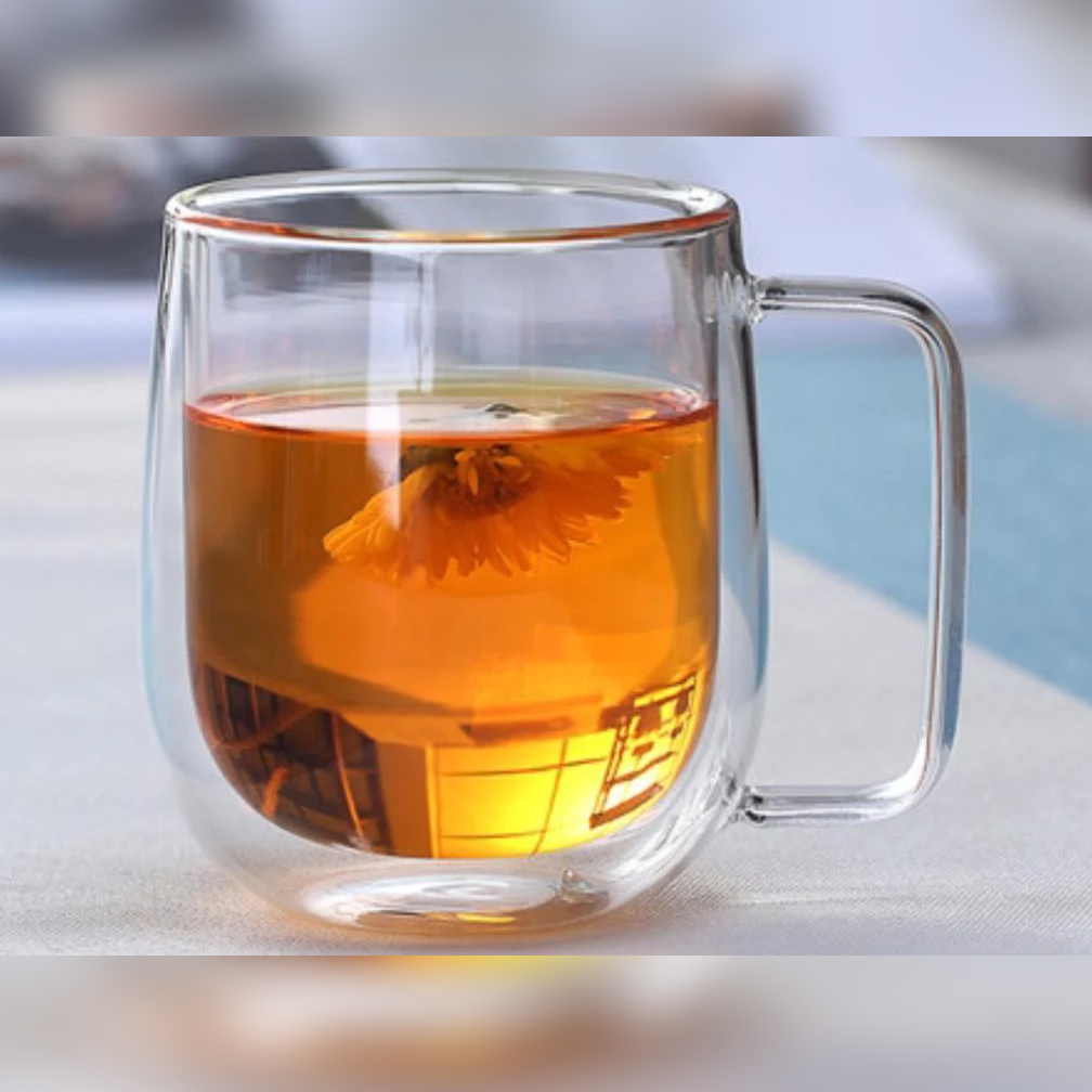 Double Wall Glass Mug - Lunaz Shop