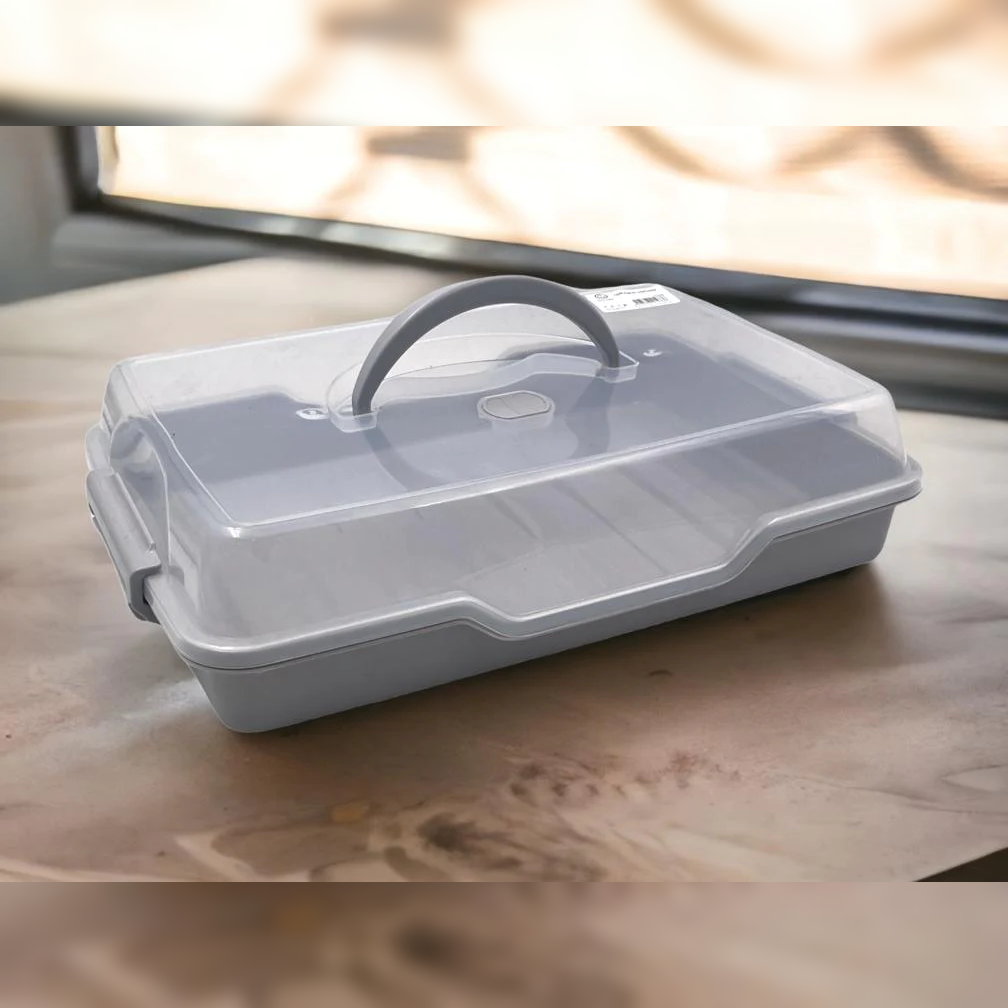 Maxi Rectangular Cookie and Pastry Carrier 45 cm - Lunaz Shop