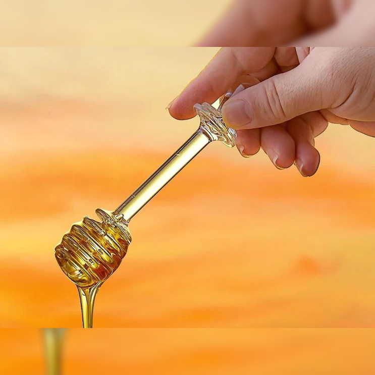 Acrylic Honey Spoon 13 cm - Lunaz Shop