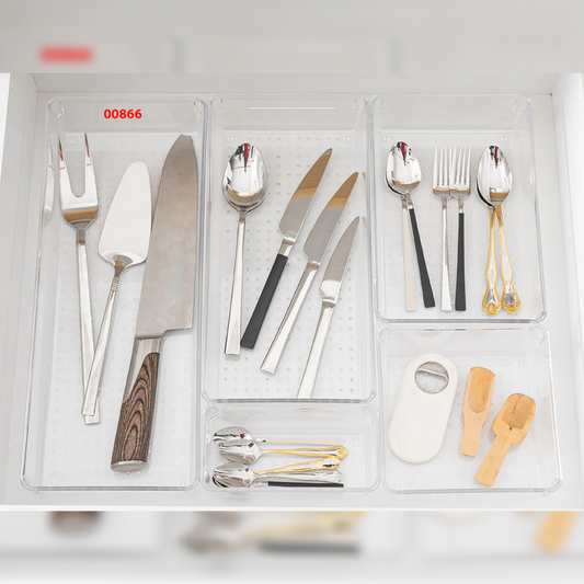 Ultra Clear Punto Modular Drawer Organizer 37.5x15x5.5 - Lunaz Shop