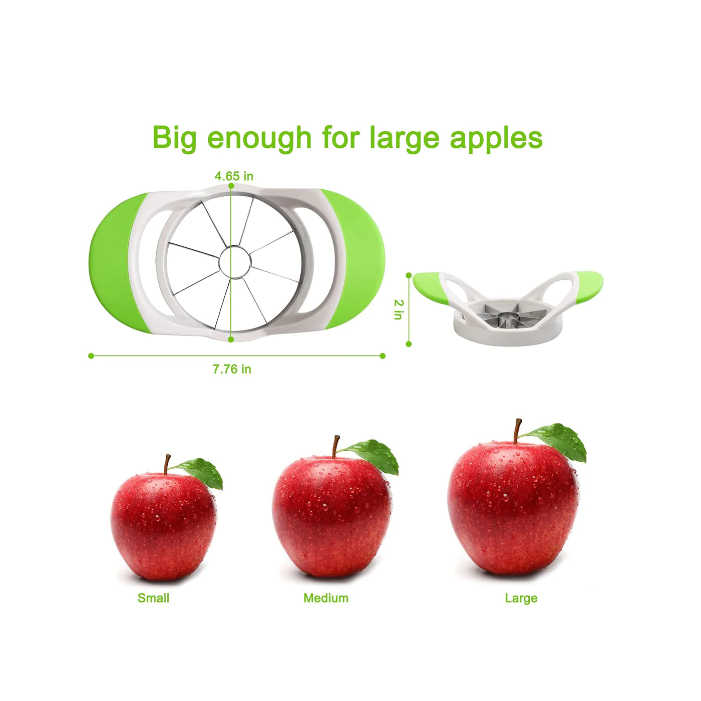 Apple Wedges Cutter With Soft Grip - Lunaz Shop