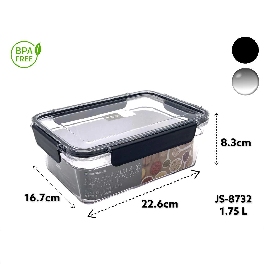 Acrylic Airtight Rectangular Food Storage Box - Lunaz Shop