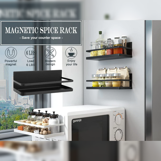 Strong Magnetic Spice Rack 25 cm - Lunaz Shop