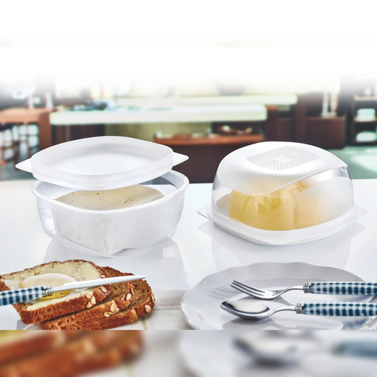 Small Plastic Cheese Keeper and Presentation Board - Lunaz Shop