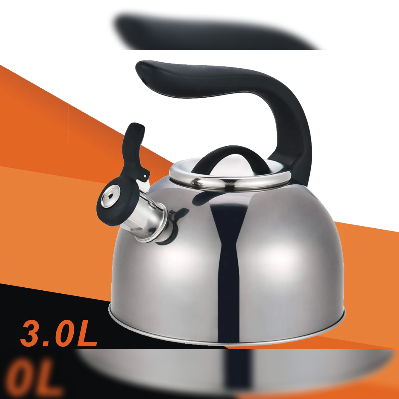 Dosthoff Space Metallic SS 18/10 Whistling Kettle 3.0 L - Lunaz Shop