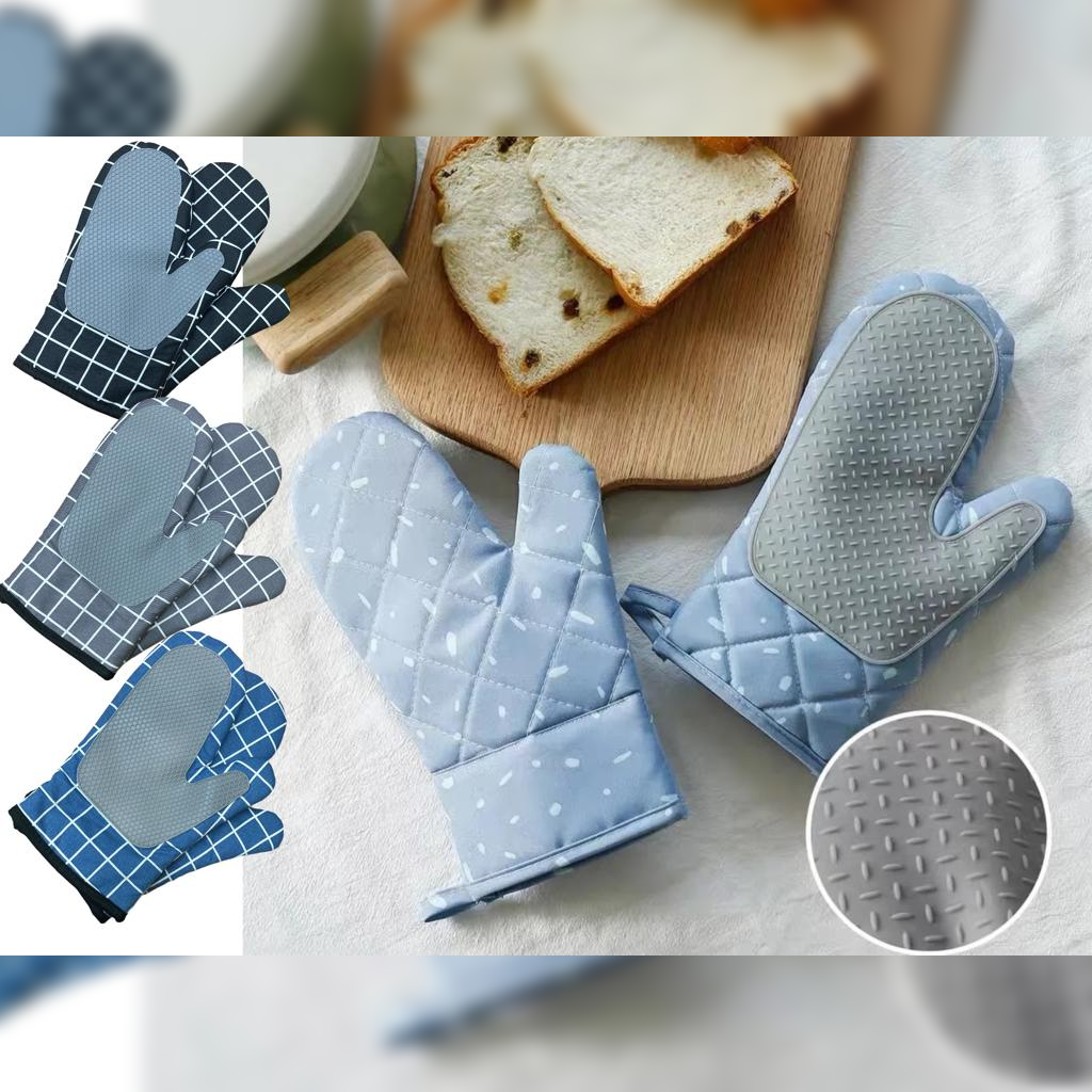 Set of 2 High Quality Mitten with Silicon Exterior - Lunaz Shop