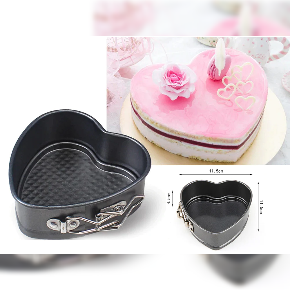 Mini Cheese Cake Mold Heart - Lunaz Shop