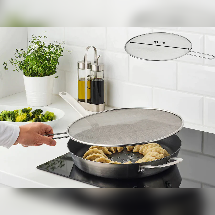 Stainless Steel Splatter Screen 33 cm - Lunaz Shop