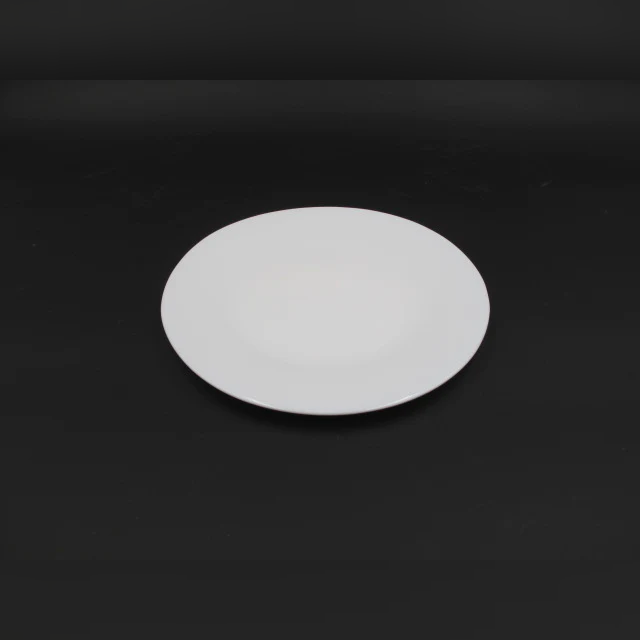 Dessert Opal Plain White Plate - Lunaz Shop