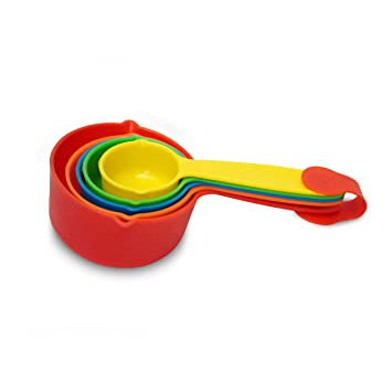 Plastic Measuring Cups 5 pcs - Lunaz Shop