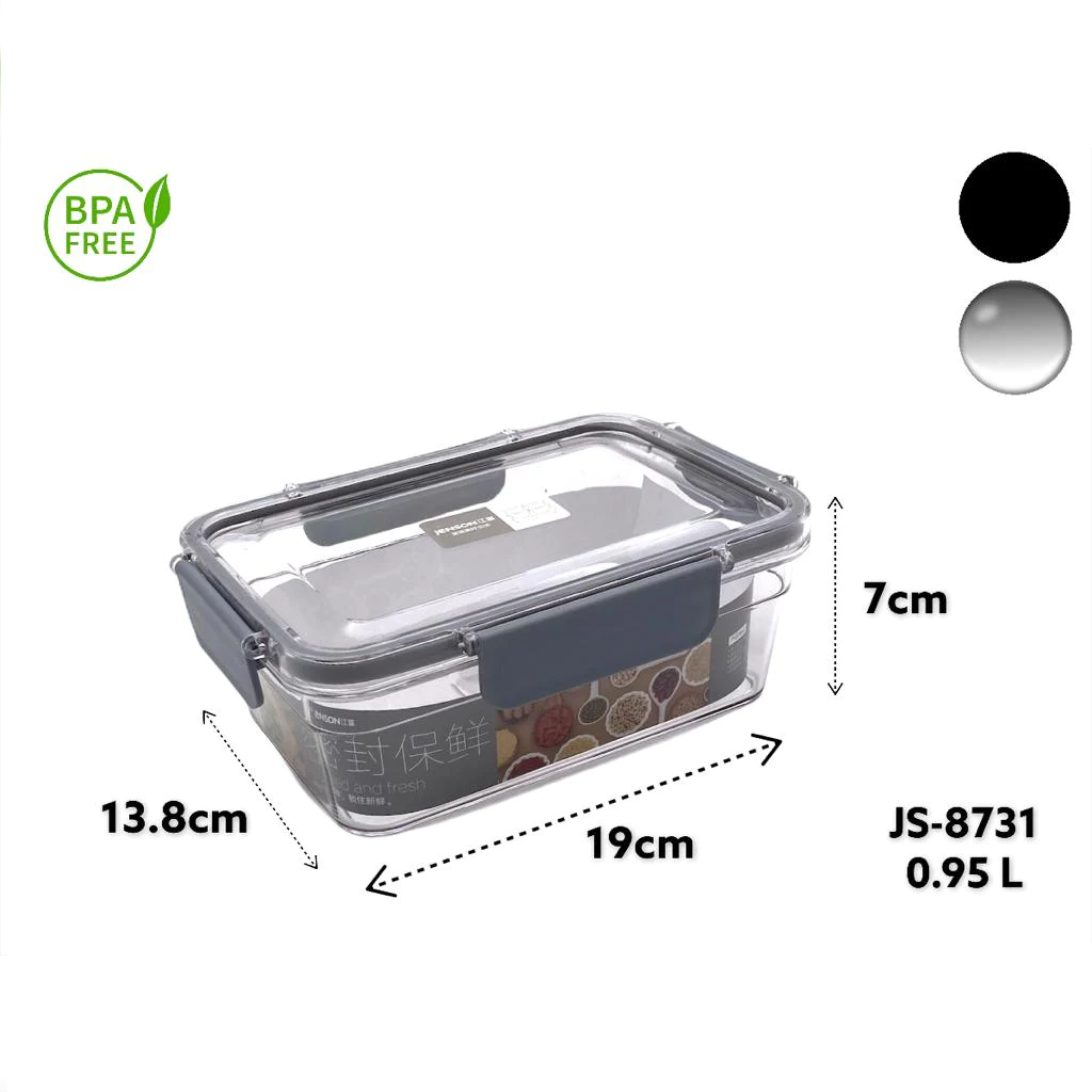 Acrylic Airtight Rectangular Food Storage Box - Lunaz Shop
