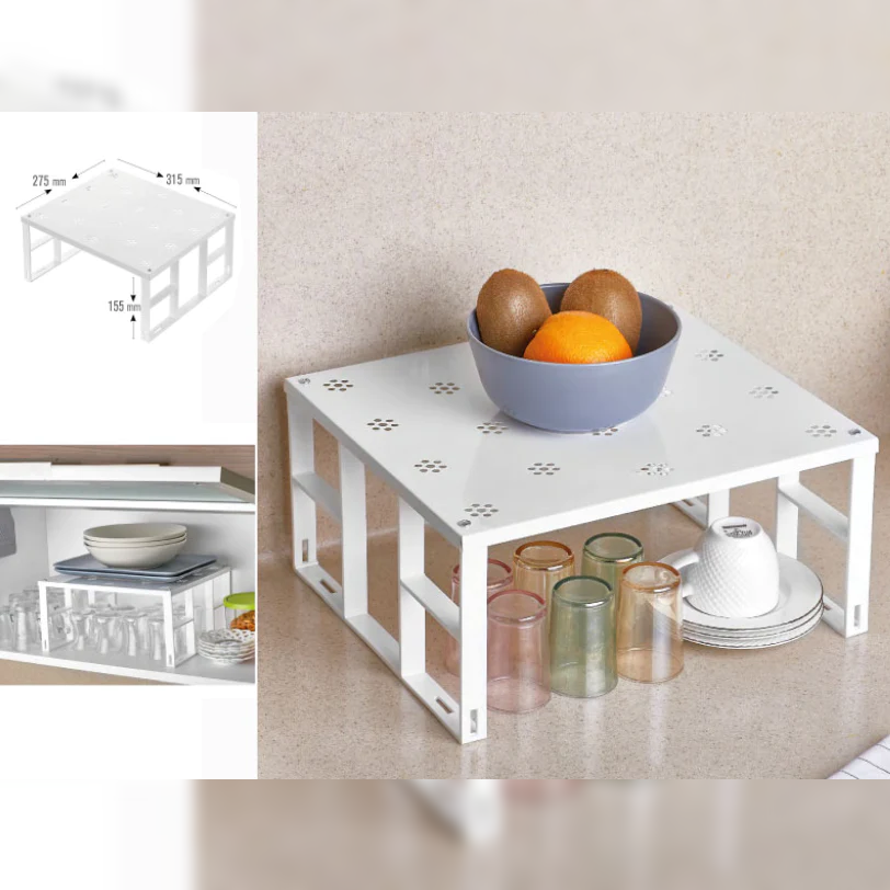 Large Metallic Cabinet Organizer - Lunaz Shop