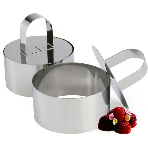 Round Ring Dough Cutter with Pusher - Lunaz Shop