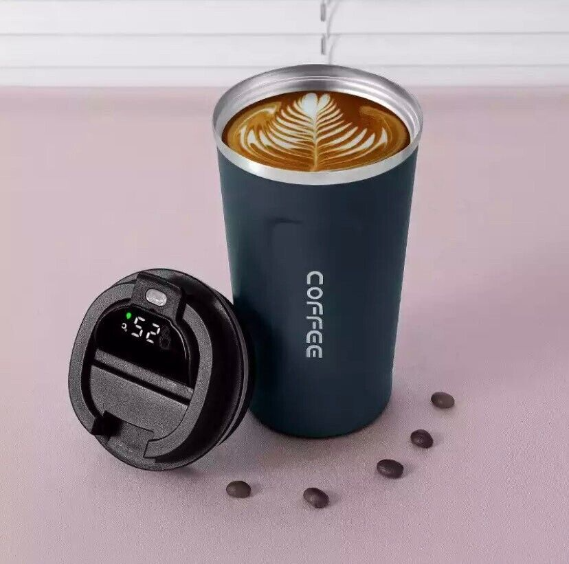 Digital Stainless Steel Travel Mug 500 ml - Lunaz Shop