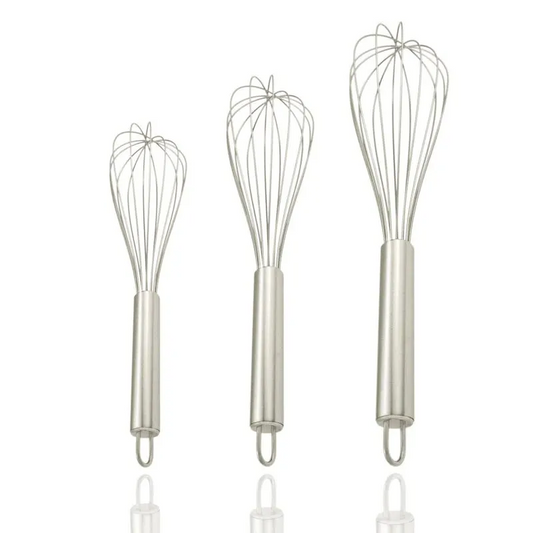 Stainless Steel Whisks Set of 3 - Lunaz Shop