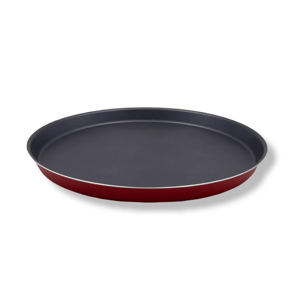 Nouval Red Shallow Pizza Tray 32 cm - Lunaz Shop